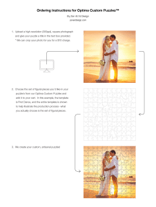 Optima Custom Wooden Jigsaw Puzzles Ordering Instructions 1.2 (Wedding Beach Sunset, First Dance, 1300x1725px)