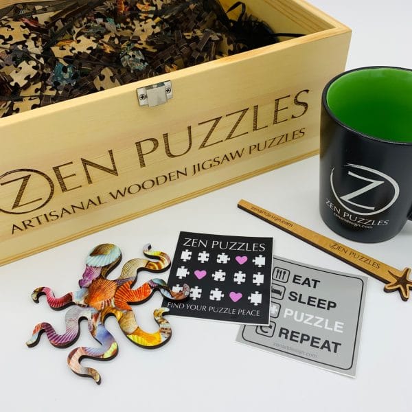 Ocean Life Zen Puzzle limited edition zen puzzle. Benefit the brain with puzzles. 
