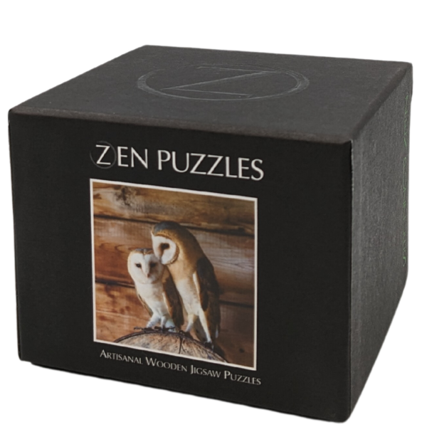 Zen Puzzles- Barn Owls Puzzle Product Box