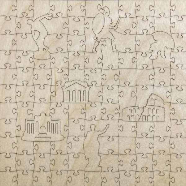 Zen Puzzles- Back of The Colleseum Puzzle