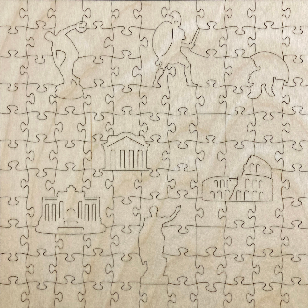 Zen Puzzles- Back of The Colleseum Puzzle