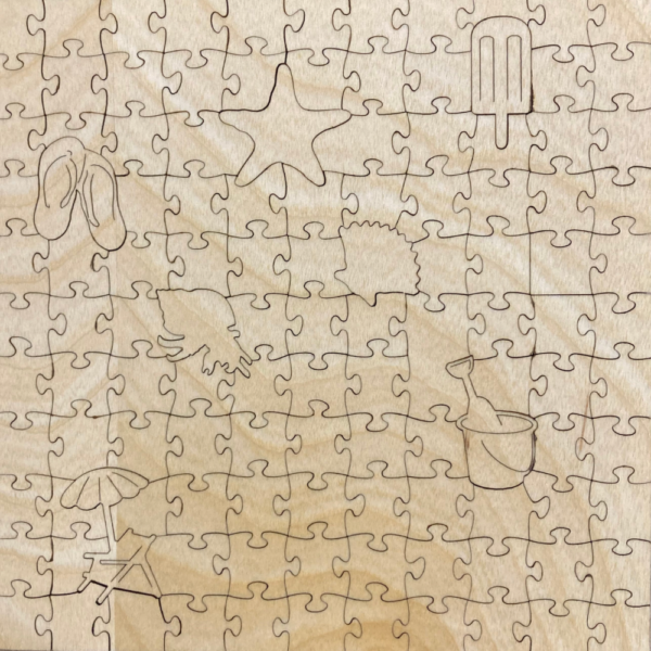 Zen Puzzles- Back of Beach Day Puzzle